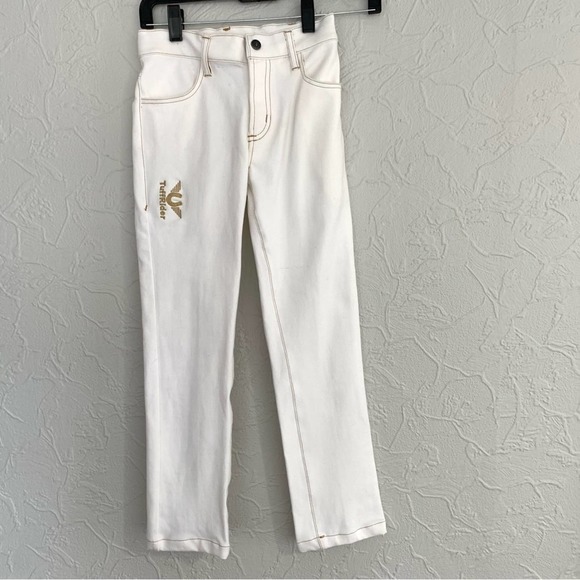 Tuff Rider Breeches Size 2 Womens Cotton Lowrise Light Tan Horseback Riding Pant - Picture 1 of 7